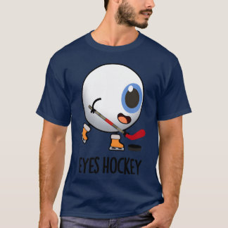 Camiseta Olhos de hóquei Hóquei no gelo engraçado Esportes 