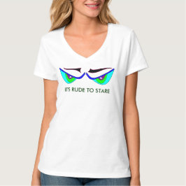 Camiseta Olhos de Monstro MAL ÉDUCADO olhar fixame