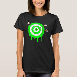 Camiseta Olhos De Tela Com Setas Em Arquivamento De Destino