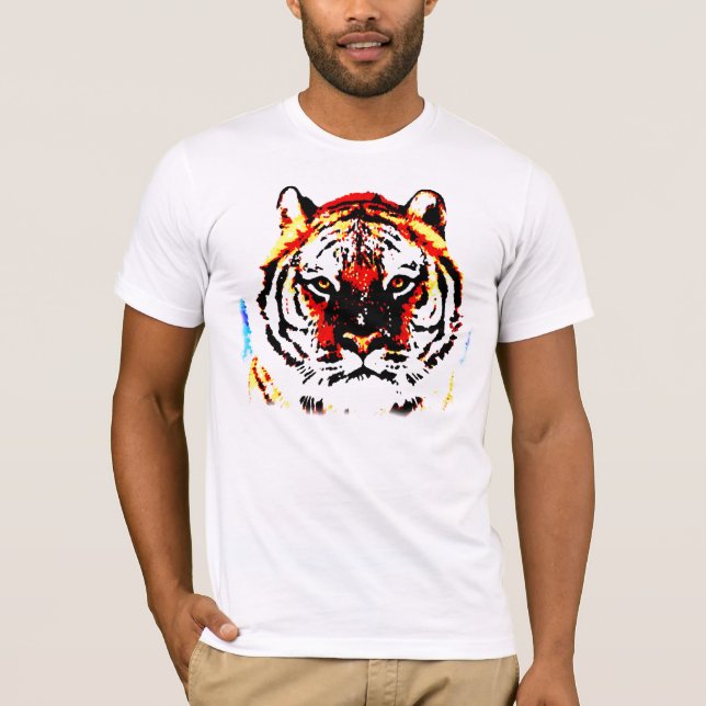 Camiseta Olhos de Tigre Selvagem (Frente)