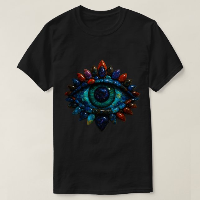 Camiseta Olhos do universo 09a (Frente do Design)
