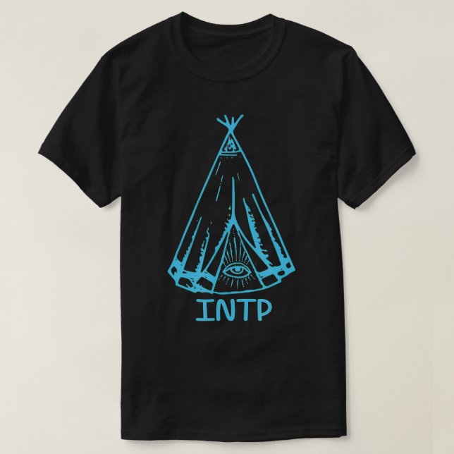 Camiseta Olhos Engraçados De InTP Em TeePee (Frente do Design)