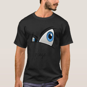 Camiseta OLHOS Lados do Troço Lado do Humor Sarcástico