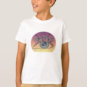 Camiseta Olhos no Mundo - Natureza e Arte da Terra