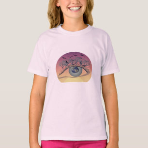 Camiseta Olhos no Mundo - Natureza e Arte da Terra