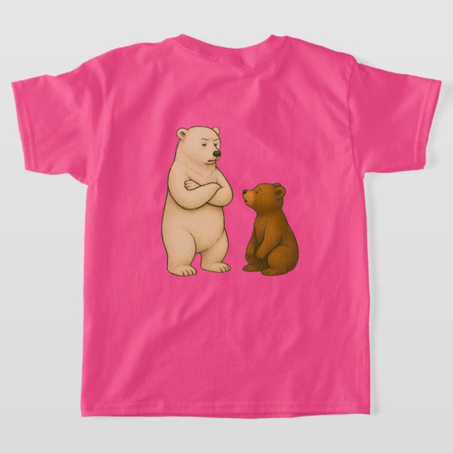 Camiseta Olhos Pequenos, Grandes Sonhos (Postura das costas)