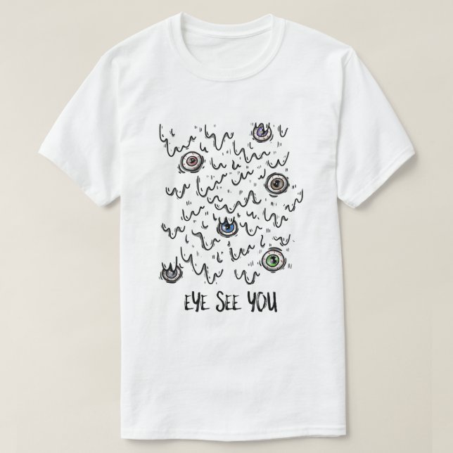 Camiseta Olhos Vemo-Nos (Frente do Design)