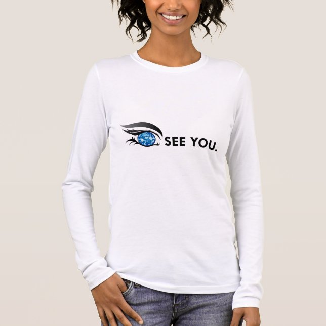CAMISETA OLHOS VEMOS "SEPTEMBER SAPPHIRE BLUE" (Frente)