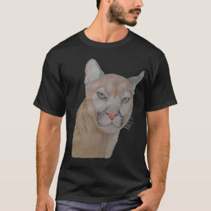 Camiseta Olhos Verdes Estreitos da Puma