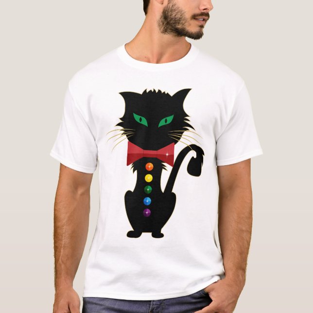 Camiseta Olhos Verdes, Olhos Vermelhos, Trabalho de arte (Frente)