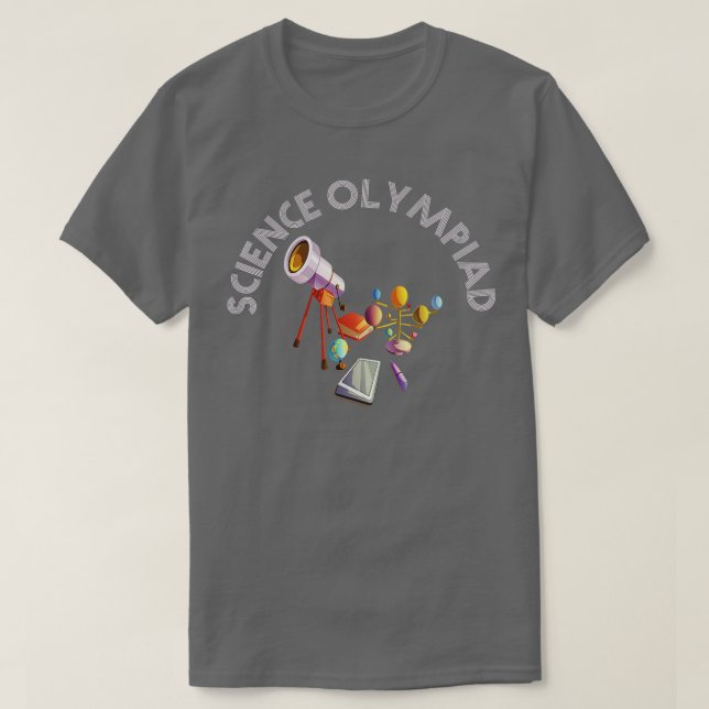 Camiseta Olimpíada de Ciências para Concorrentes Científico (Frente do Design)