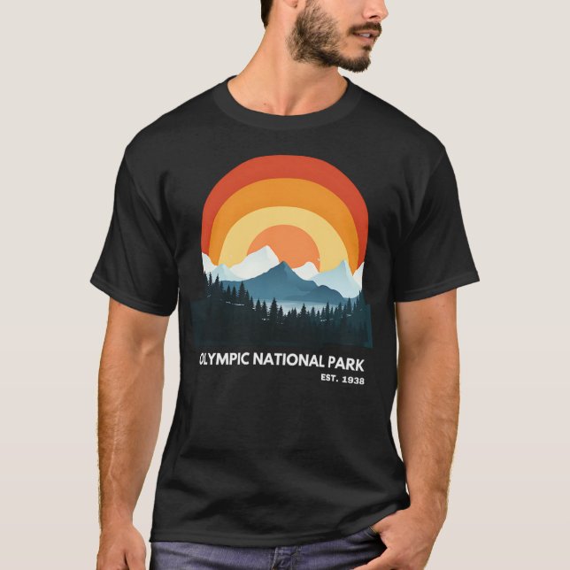 Camiseta Olimpiadas National Park est. Presente estatal de  (Frente)