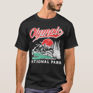 Camiseta Olimpiadas National Park Retro 80s Montanhas Gráfi