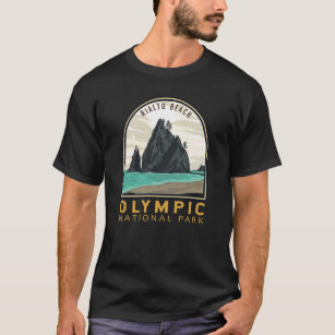 Camiseta Olimpiadas National Park Rialto Beach Vintage Embl