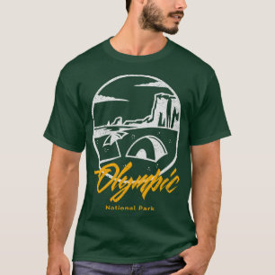 Camiseta Olimpiadas National Park Washington State Camping 