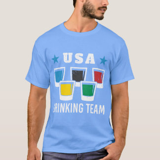 Camiseta Olimpiadas Patriot Usa Drinkingeam Beer amigo