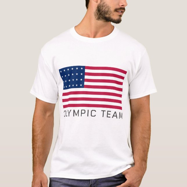 Camiseta OLIMPIADAS TEAM Flag T-Shirt (Frente)