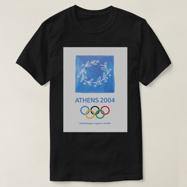 Camiseta Olimpic Athens 2004 (Frente do Design)