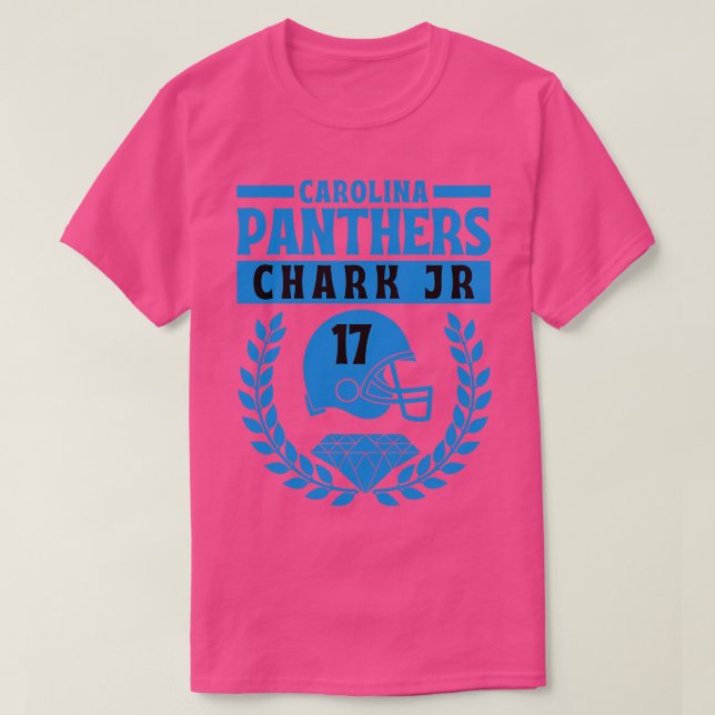 Camiseta olina Panthers Chark Jr 17 American (Frente do Design)