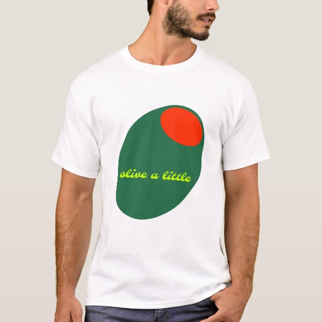 Camiseta Olive a little T-shirt (Frente)