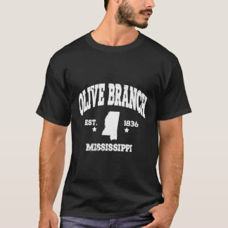 Camiseta Olive Branch Mississippi Ms Retro State Throwback