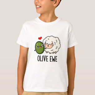 Camiseta Olive Ewe Engraçado Love Pun