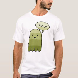 Camiseta Olive Green Boo Ghost Halloween