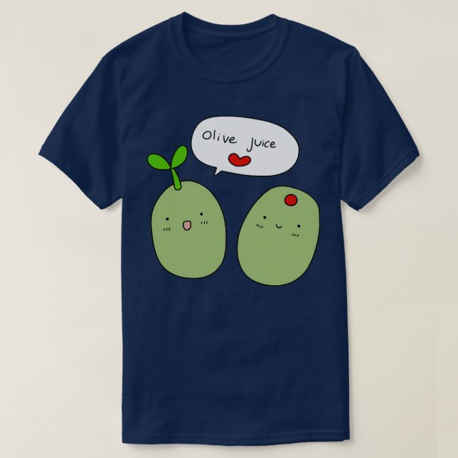 Camiseta Olive Juice I Love You  (Frente do Design)