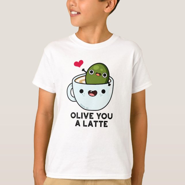 Camiseta Olive You A Latny Funny Comida Pun (Frente)