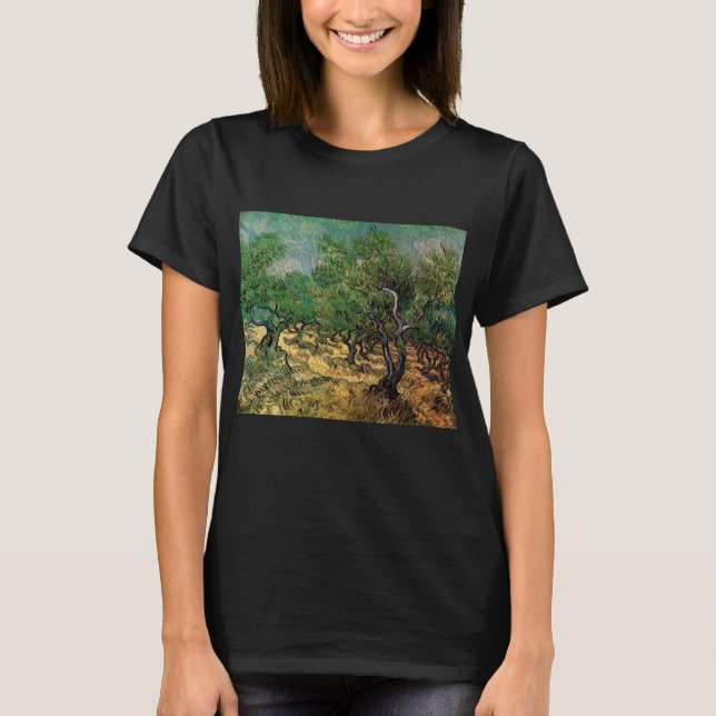 Camiseta Oliveira de Vincent van Gogh (Frente)