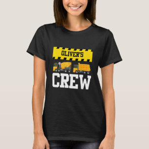 Camiseta Oliver Construction Crew Custom Dumcaminhão Tru