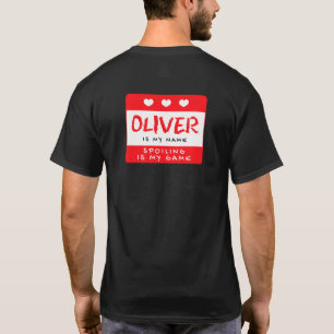 Camiseta Oliver É Meu Nome Apelido Personalizado Personaliz
