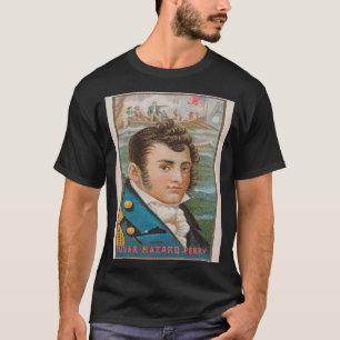 Camiseta Oliver Hazard Perry Retrato Ilustrativo 1888