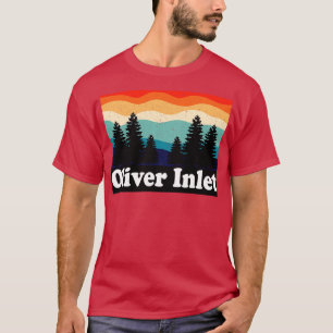 Camiseta Oliver Inlet Alaska Retro
