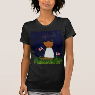 Camiseta Oliver The Otter Assistindo Fogos De Artifício