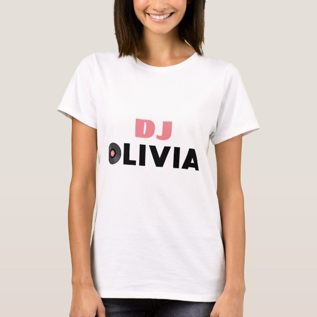 Camiseta Olivia DJ (Frente)