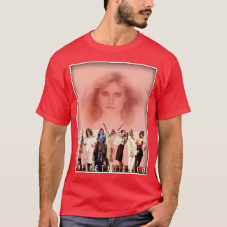 Camiseta Olivia NewtonJohn Xanadu Enquadra Colagem