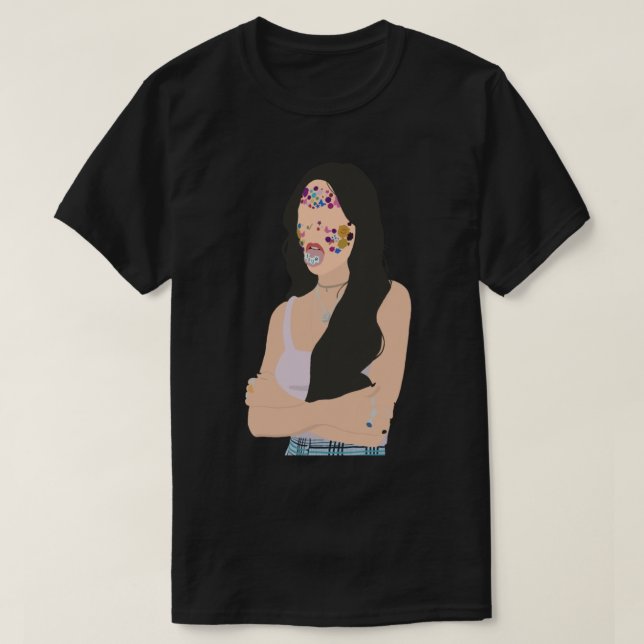 Camiseta Olivia Rodrigo Sticker.png (Frente do Design)
