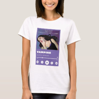 Camiseta Olivia Rodrigo Vampire Lyric Shirt