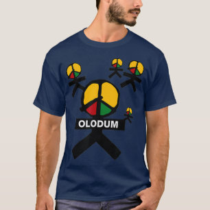 Camiseta OLODUM Bate nela Piano Paz Contra Guerra