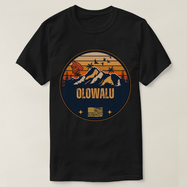 Camiseta Olowalu, Havaí (Frente do Design)