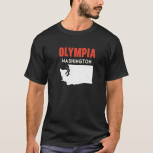 Camiseta Olympia Washington EUA State America Viagem Washin