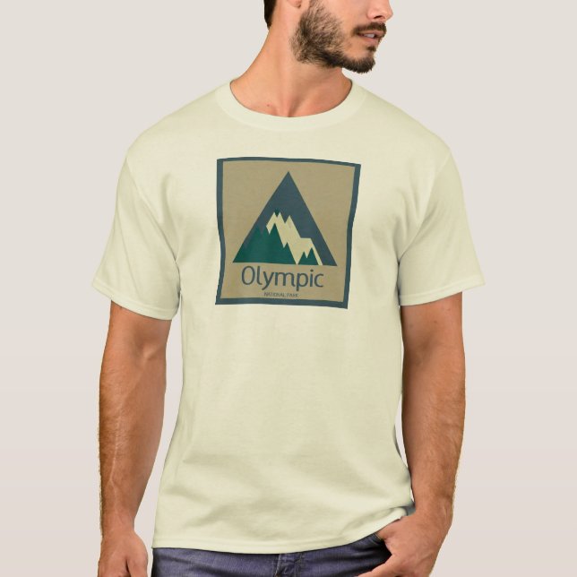 Camiseta Olympic National Park Rustic (Frente)