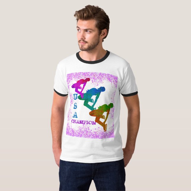 CAMISETA OLYMPIC SKATING  (Frente Completa)