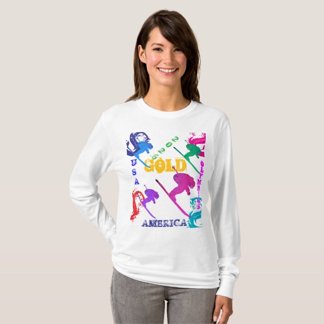 CAMISETA OLYMPIC SKIING (Frente Completa)