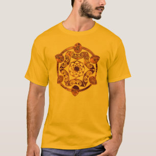 Camiseta Om Mani Padme Hum - Ouro Mandala
