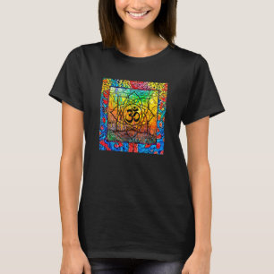 Camiseta Om Meditação Flor Mandala Geometria Gaia Yoga Mães