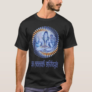 Camiseta OM Namah Shivaya (rotulação clara)