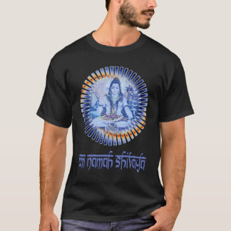 Camiseta OM Namah Shivaya (rotulação clara)