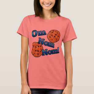 Camiseta OM Nom Nom, biscoitos do amor de Meme